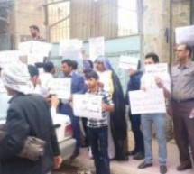 تجمع مردمی در اعتراض به تخریب آثار تاریخی عربی در احواز