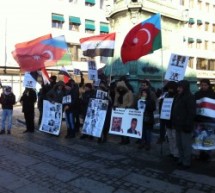 عکس هایی از تجمع اعتراضی فعالان عرب و تورک در شهر یوتبوری