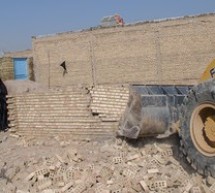 تصاویری از تخریب خانه های مردم عرب توسط رژیم ایرانی