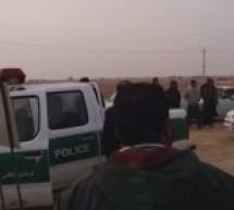 ضرب وشتم کارگران اخراجی عرب توسط نیروی انتظامی در معشور