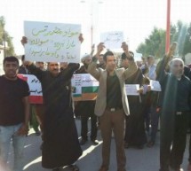 تجمع اهالی حمیدیه در اعتراض به انتشار وسیع مواد مخدر در این شهر