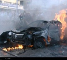 انفجار سیارة في ميناء خورعبدالله