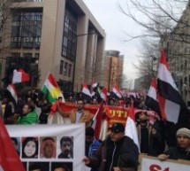كويتيون شاركوا في ذكرى احتلال الأحواز أمام البرلمان الأوروبي