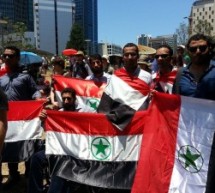 مشاركة أحوازية في مظاهرة أمام مقر اجتماع مجموعة العشرين (G20)