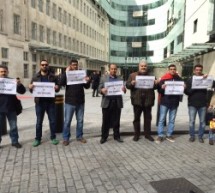 النشطاء الأحوازيون يحتجون ضد الشوفينية الفارسية في الـ BBC
