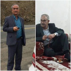 من اليمين: الأستاذ عبدالصاحب سعيدي و بنوان شرهاني